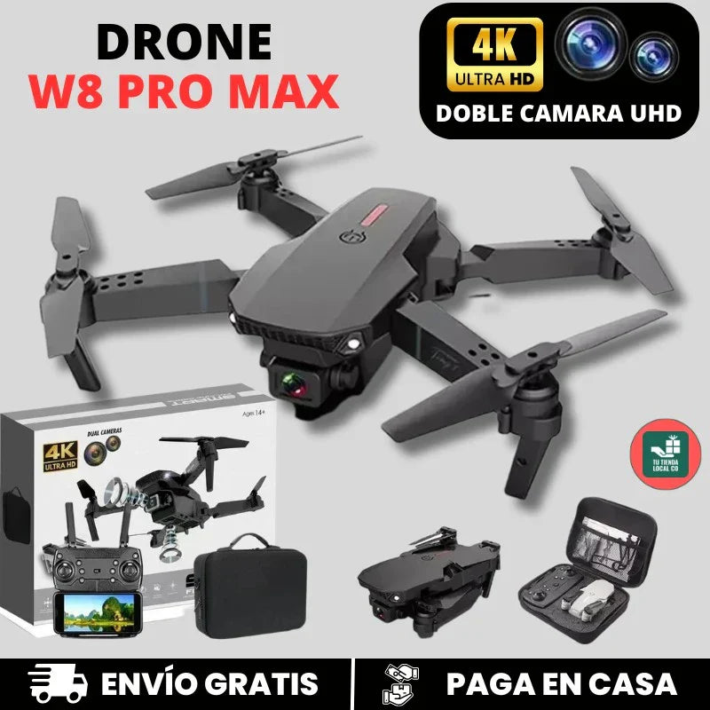 Drone Inteligente W8 Pro Max 4K