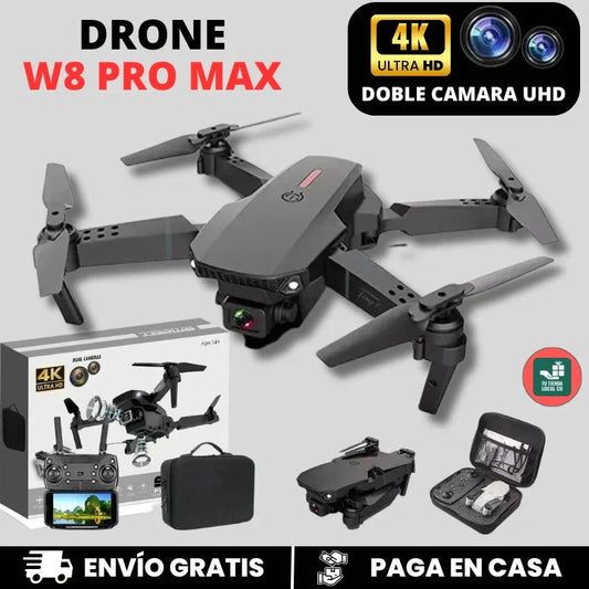 Drone Inteligente W8 Pro Max 4K