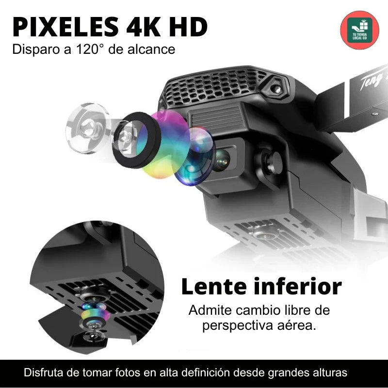 Drone Inteligente W8 Pro Max 4K