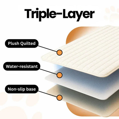 Juego de 2 fundas de sofá acolchadas y antideslizantes para mascotas