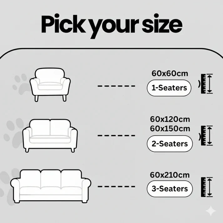 Juego de 2 fundas de sofá acolchadas y antideslizantes para mascotas