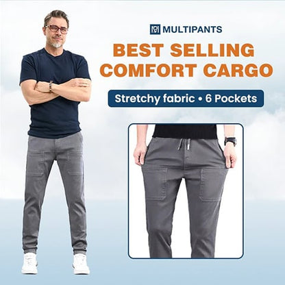 💥Rebajas de Navidad 47% DE DESCUENTO🥰 Multipantalones – Pantalones Cargo Duraderos, Multibolsillos y Superelásticos
